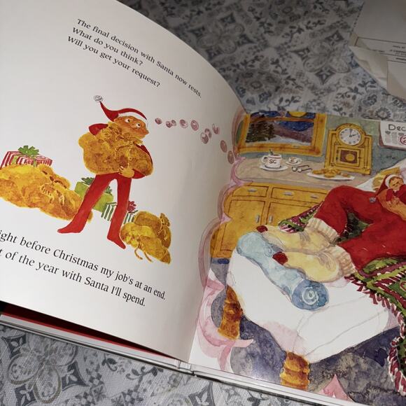 Vtg CCA & B Elf on a Shelf Boy 12 In Doll Brown Hair Blue Eyes With Book In Box - Picture 8 of 13